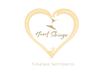Heartstrings Timeless Sentiments logo design by Cire
