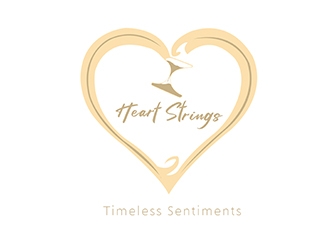 Heartstrings Timeless Sentiments logo design by Cire