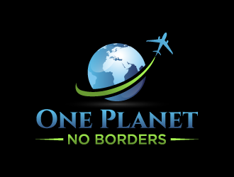 One Planet No Borders logo design by akilis13