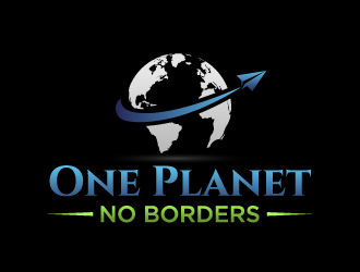 One Planet No Borders logo design by akilis13