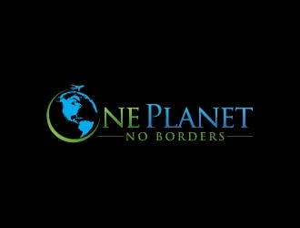 One Planet No Borders logo design by usef44