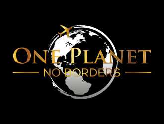 One Planet No Borders logo design by qqdesigns