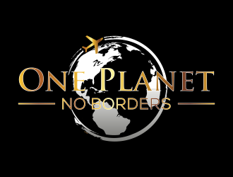 One Planet No Borders logo design by qqdesigns
