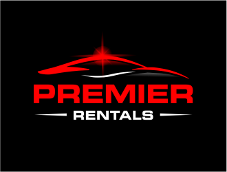 Premier Rentals  logo design by Girly