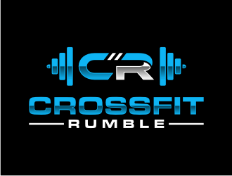 CROSSFIT RUMBLE logo design by puthreeone