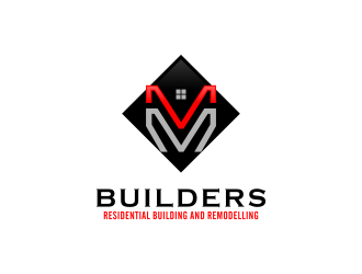 MM Builders logo design by bluevirusee