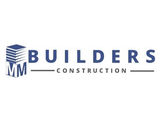 MM Builders logo design by romano