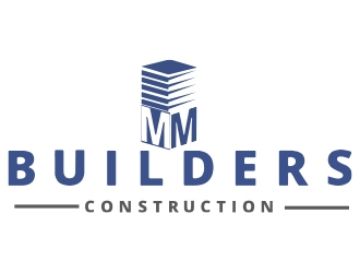 MM Builders logo design by romano