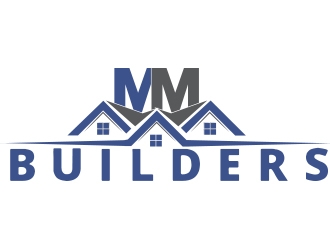 MM Builders logo design by romano