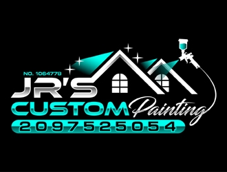 JR’s Custom Painting  logo design by MAXR