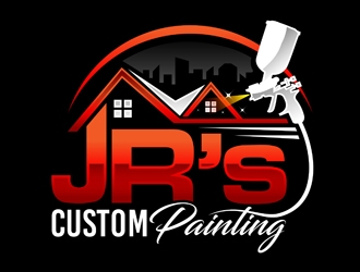 JR’s Custom Painting  logo design by DreamLogoDesign