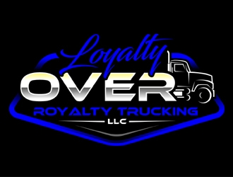 Loyalty Over Royalty Trucking LLC logo design by MAXR