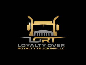Loyalty Over Royalty Trucking LLC logo design by checx