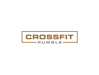 CROSSFIT RUMBLE logo design by bricton