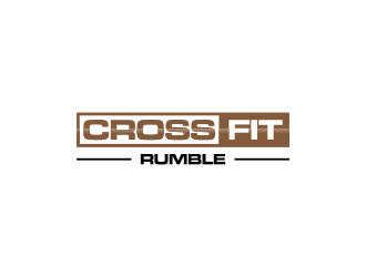 CROSSFIT RUMBLE logo design by haidar