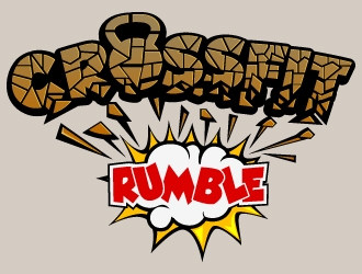 CROSSFIT RUMBLE logo design by Suvendu