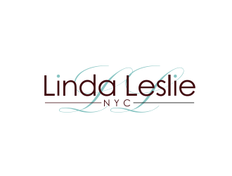 Linda Leslie NYC  logo design by giphone