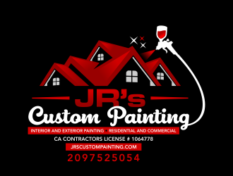 JR’s Custom Painting  logo design by ingepro
