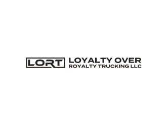 Loyalty Over Royalty Trucking LLC logo design by superiors