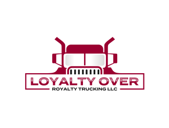 Loyalty Over Royalty Trucking LLC logo design by superiors
