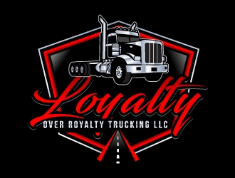 Loyalty Over Royalty Trucking LLC logo design by uttam