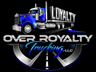 Loyalty Over Royalty Trucking LLC logo design by dorijo