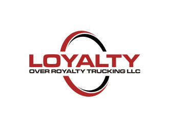 Loyalty Over Royalty Trucking LLC logo design by rief