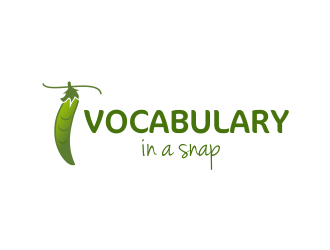 Vocabulary in a Snap logo design by Girly