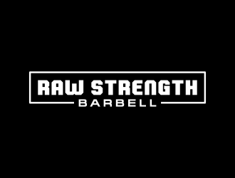 RAW STRENGTH BARBELL logo design by Dakon