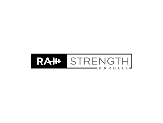 RAW STRENGTH BARBELL logo design by Shina