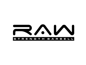 RAW STRENGTH BARBELL logo design by scolessi