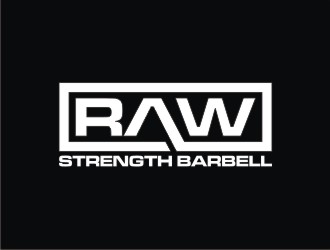 RAW STRENGTH BARBELL logo design by agil
