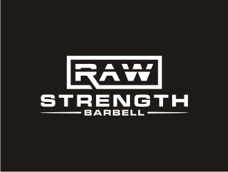 RAW STRENGTH BARBELL logo design by bricton