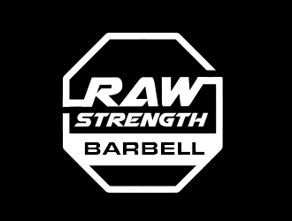 RAW STRENGTH BARBELL logo design by avatar