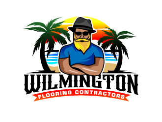 Wilmington Flooring Contractors logo design by Suvendu
