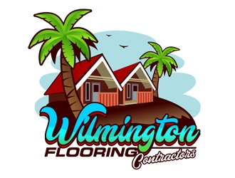 Wilmington Flooring Contractors logo design by DreamLogoDesign