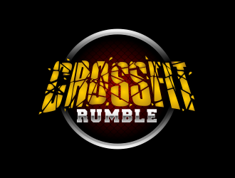 CROSSFIT RUMBLE logo design by ekitessar