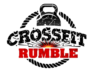 CROSSFIT RUMBLE logo design by jaize