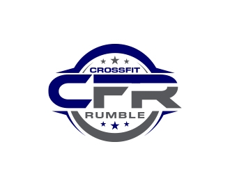 CROSSFIT RUMBLE logo design by MarkindDesign