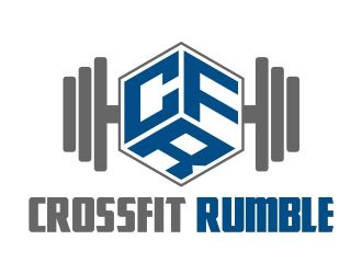 CROSSFIT RUMBLE logo design by cintoko