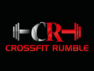 CROSSFIT RUMBLE logo design by Bambhole