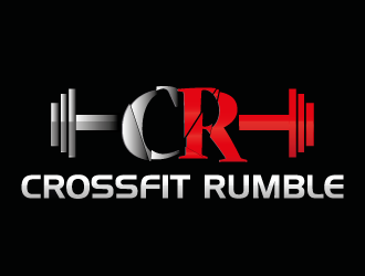 CROSSFIT RUMBLE logo design by Bambhole