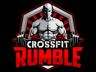 CROSSFIT RUMBLE logo design by THOR_