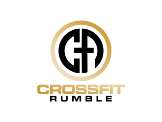 CROSSFIT RUMBLE logo design by Gwerth