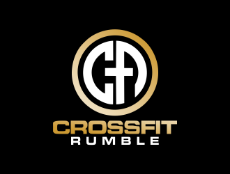 CROSSFIT RUMBLE logo design by Gwerth