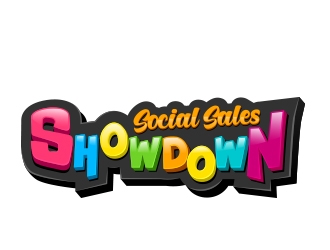 Social Sales SHOWDOWN logo design by Danny19