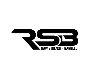 RAW STRENGTH BARBELL logo design by bluespix