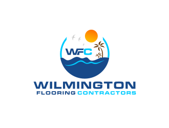 Wilmington Flooring Contractors logo design by bricton