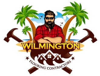 Wilmington Flooring Contractors logo design by dorijo