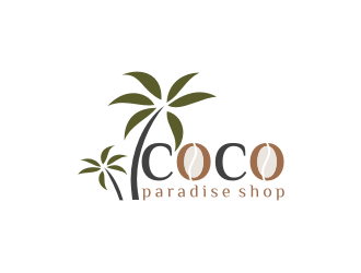 coco paradise shop logo design by bricton